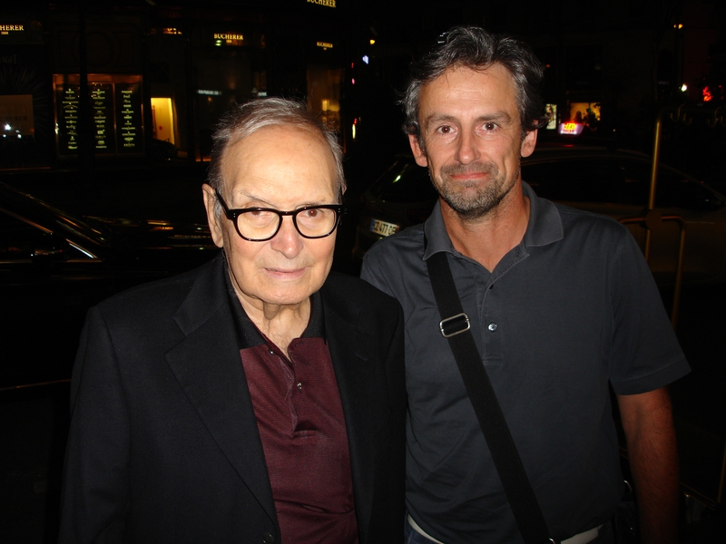 Ennio Morricone Photo with RACC Autograph Collector CB Autographs