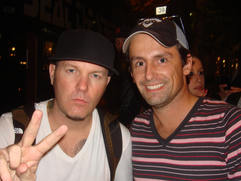 Fred Durst Photo with RACC Autograph Collector CB Autographs