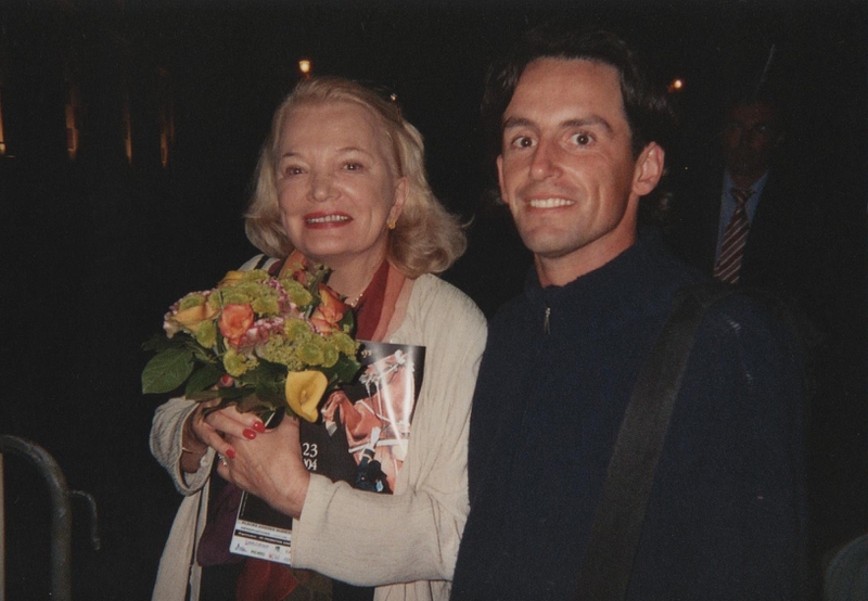 Gena Rowlands Photo with RACC Autograph Collector CB Autographs Gena Rowlands Photo with RACC Autograph Collector CB Autographs