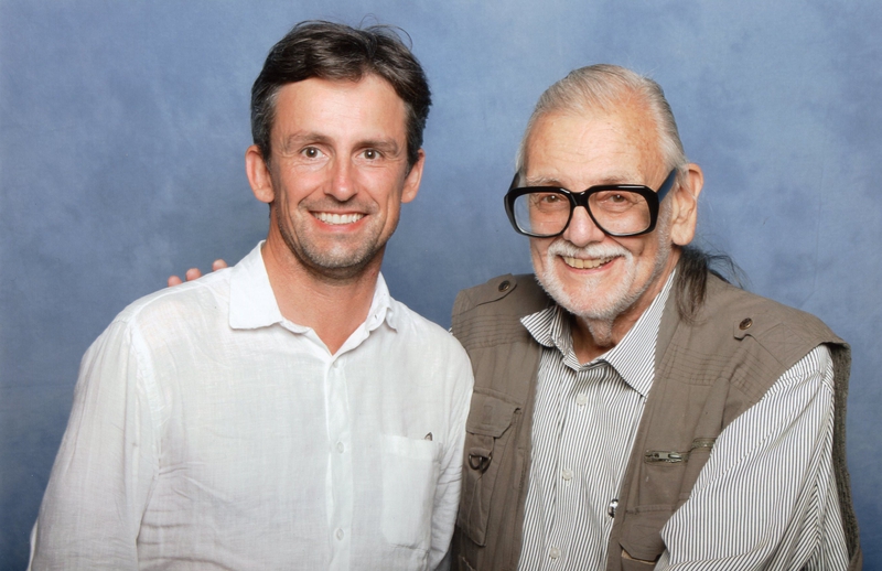 George A. Romero Photo with RACC Autograph Collector CB Autographs George A. Romero Photo with RACC Autograph Collector CB Autographs