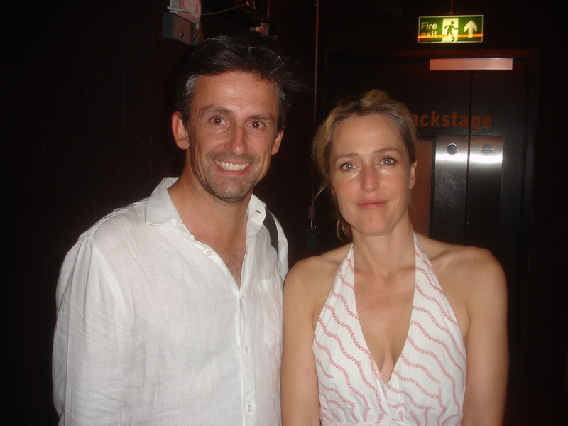Gillian Anderson Photo with RACC Autograph Collector CB Autographs