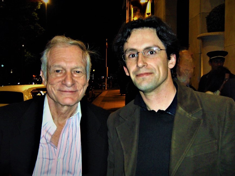 Hugh Hefner Photo with RACC Autograph Collector CB Autographs Hugh Hefner Photo with RACC Autograph Collector CB Autographs
