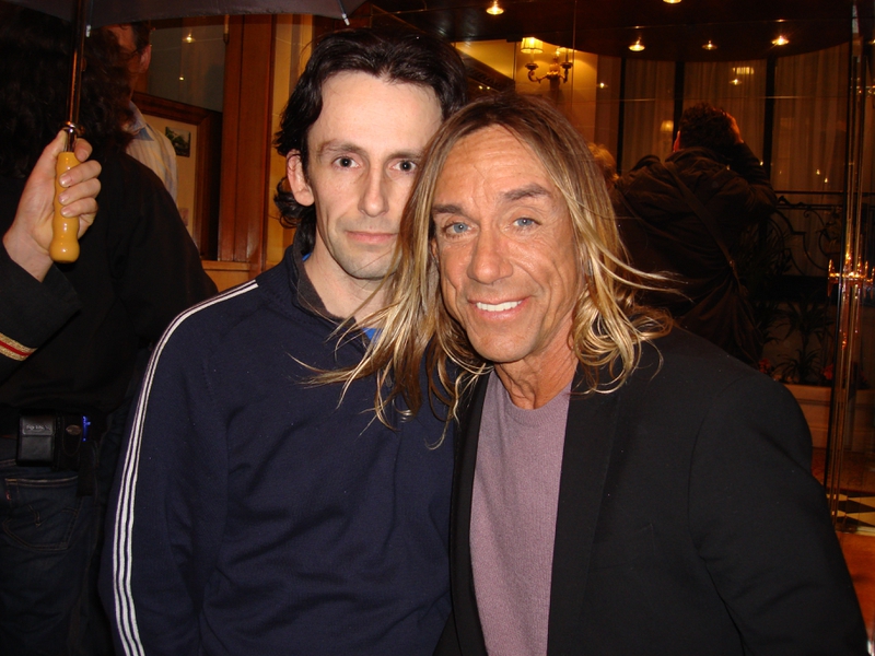 Iggy Pop Photo with RACC Autograph Collector CB Autographs