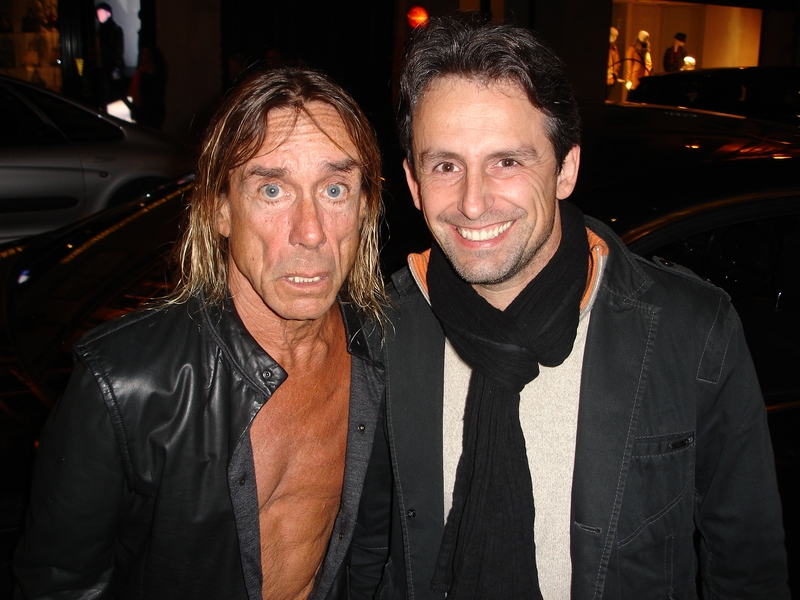 Iggy Pop Photo with RACC Autograph Collector CB Autographs