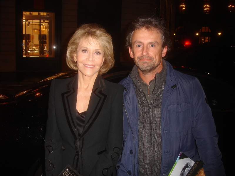 Jane Fonda Photo with RACC Autograph Collector CB Autographs