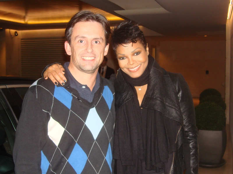 Janet Jackson Photo with RACC Autograph Collector CB Autographs