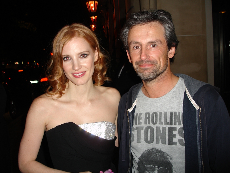 Jessica Chastain Photo with RACC Autograph Collector CB Autographs