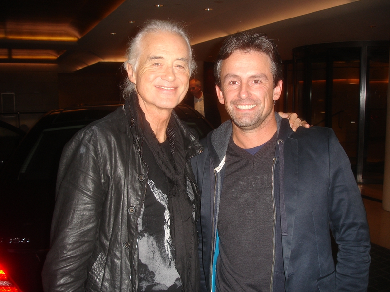 Jimmy Page Photo with RACC Autograph Collector CB Autographs