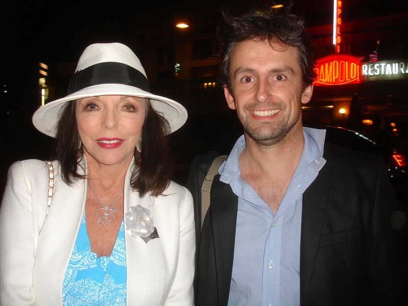 Joan Collins Photo with RACC Autograph Collector CB Autographs