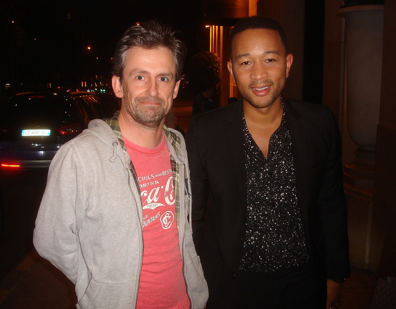 John Legend Photo with RACC Autograph Collector CB Autographs