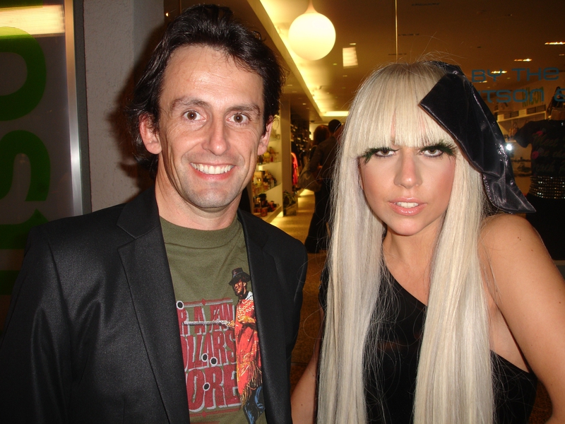 Lady Gaga Photo with RACC Autograph Collector CB Autographs