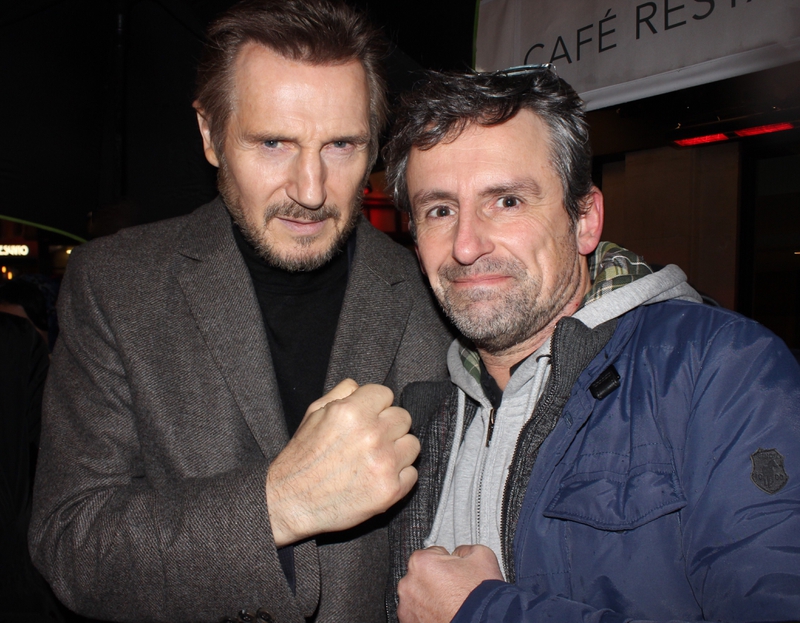 Liam Neeson Photo with RACC Autograph Collector CB Autographs