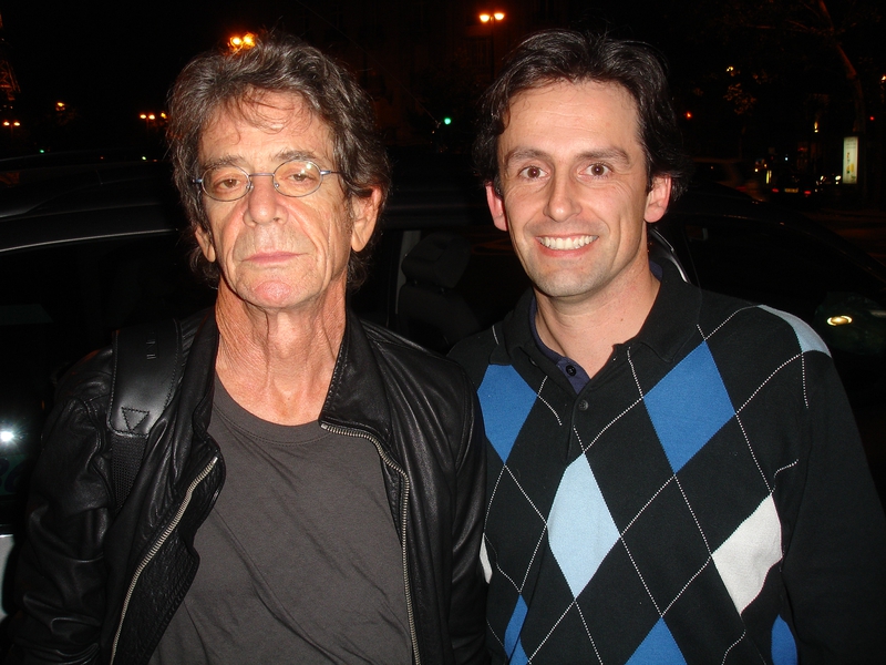 Lou Reed Photo with RACC Autograph Collector CB Autographs