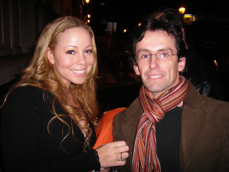 Mariah Carey Photo with RACC Autograph Collector CB Autographs