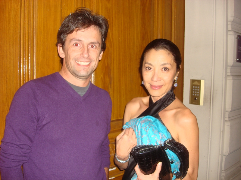 Michelle Yeoh Photo with RACC Autograph Collector CB Autographs