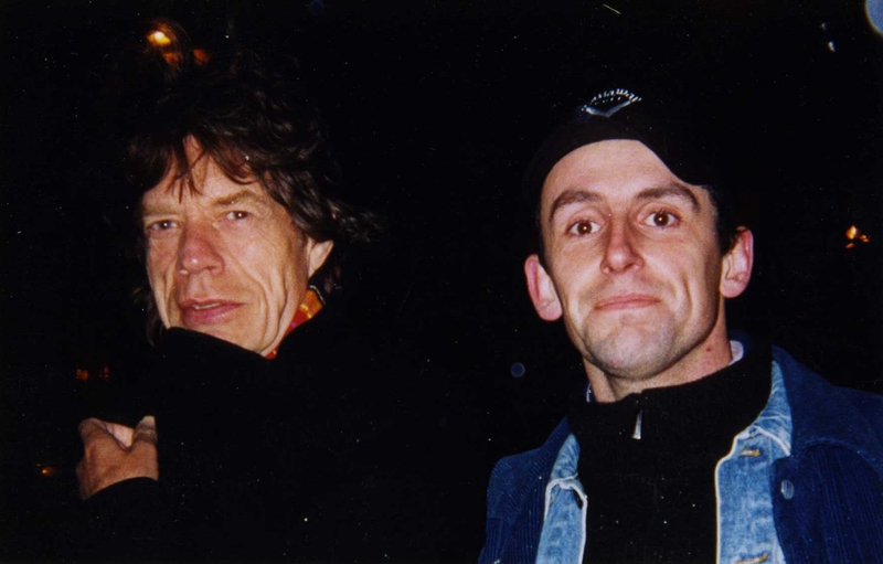 Mick Jagger Photo with RACC Autograph Collector CB Autographs