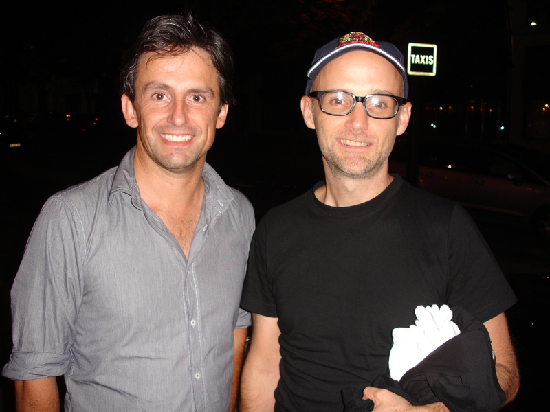 Moby Photo with RACC Autograph Collector CB Autographs