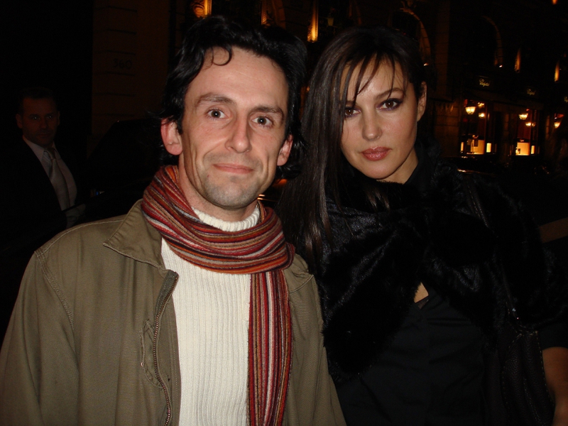 Monica Bellucci Photo with RACC Autograph Collector CB Autographs