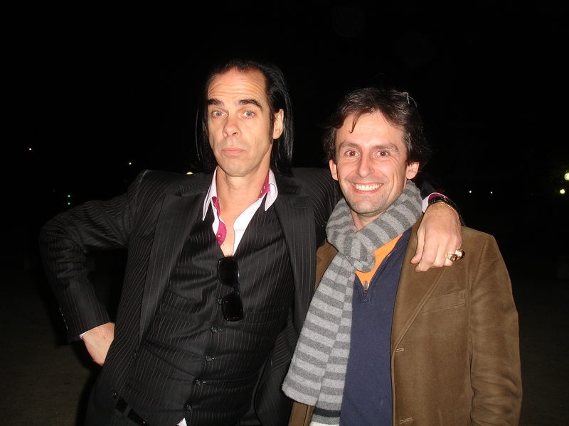 Nick Cave Photo with RACC Autograph Collector CB Autographs
