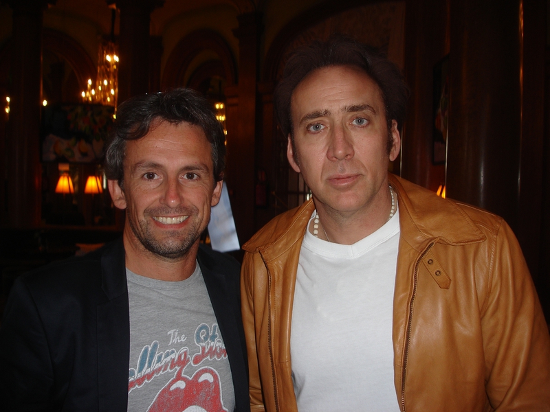 Nicolas Cage Photo with RACC Autograph Collector CB Autographs