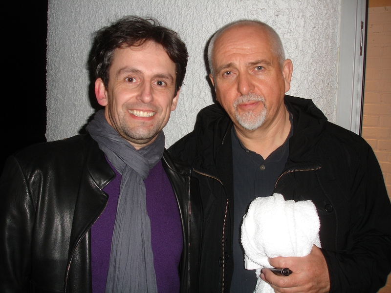 Peter Gabriel Photo with RACC Autograph Collector CB Autographs