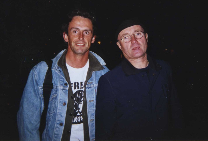 Phil Collins Photo with RACC Autograph Collector CB Autographs Phil Collins Photo with RACC Autograph Collector CB Autographs