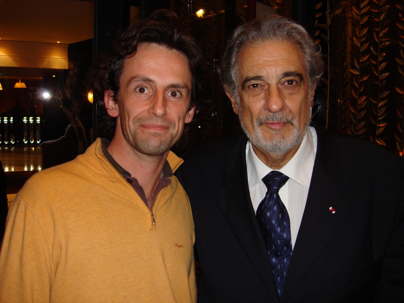 Placido Domingo Photo with RACC Autograph Collector CB Autographs