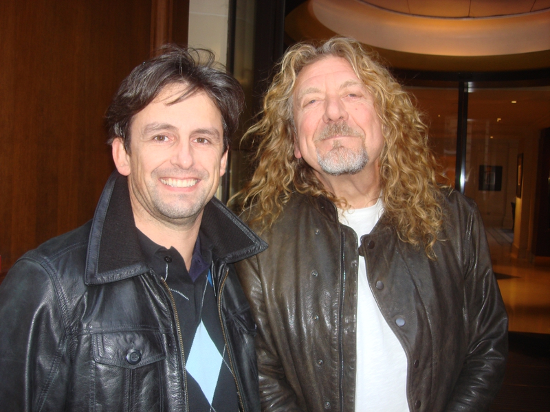 Robert Plant Photo with RACC Autograph Collector CB Autographs