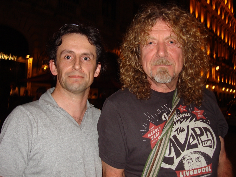 Robert Plant Photo with RACC Autograph Collector CB Autographs