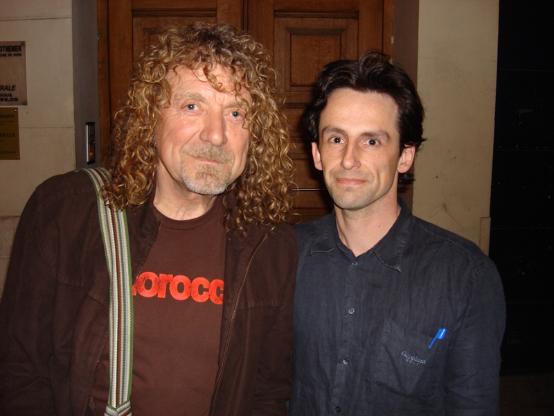 Robert Plant Photo with RACC Autograph Collector CB Autographs Robert Plant Photo with RACC Autograph Collector CB Autographs