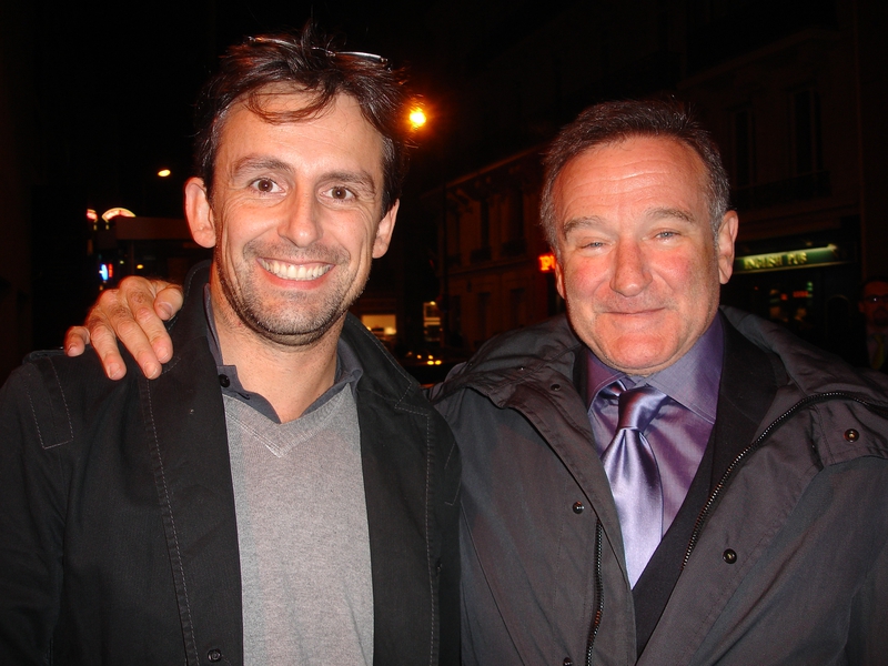 Robin Williams Photo with RACC Autograph Collector CB Autographs