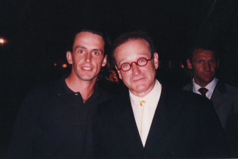 Robin Williams Photo with RACC Autograph Collector CB Autographs