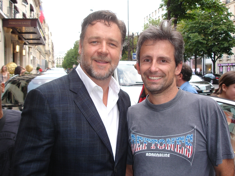 Russell Crowe Photo with RACC Autograph Collector CB Autographs
