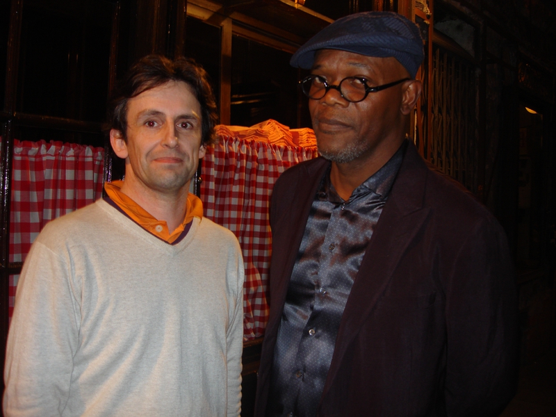 Samuel L. Jackson Photo with RACC Autograph Collector CB Autographs