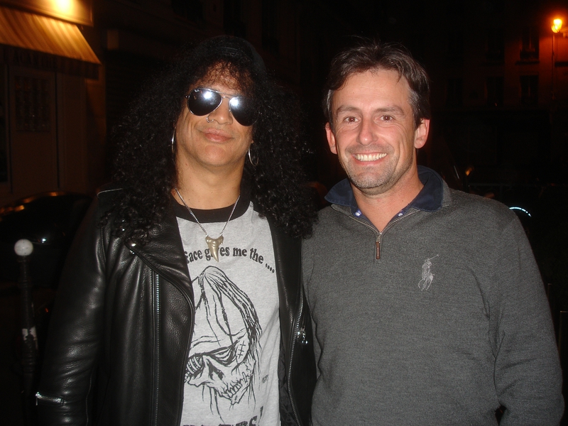 Slash Photo with RACC Autograph Collector CB Autographs