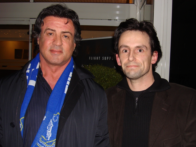 Sylvester Stallone Photo with RACC Autograph Collector CB Autographs