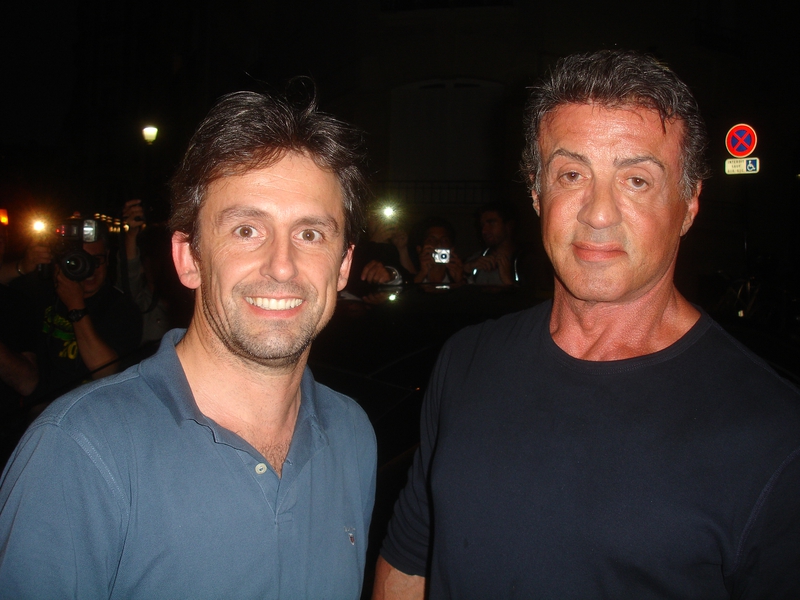 Sylvester Stallone Photo with RACC Autograph Collector CB Autographs