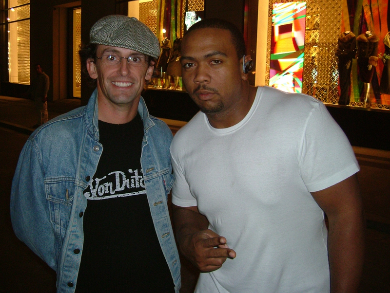 Timbaland Photo with RACC Autograph Collector CB Autographs Timbaland Photo with RACC Autograph Collector CB Autographs