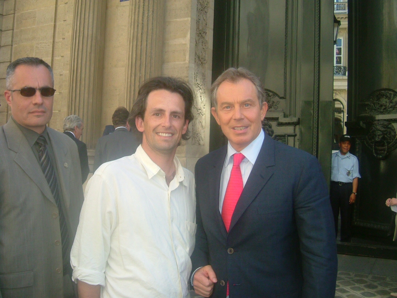 Tony Blair Photo with RACC Autograph Collector CB Autographs Tony Blair Photo with RACC Autograph Collector CB Autographs