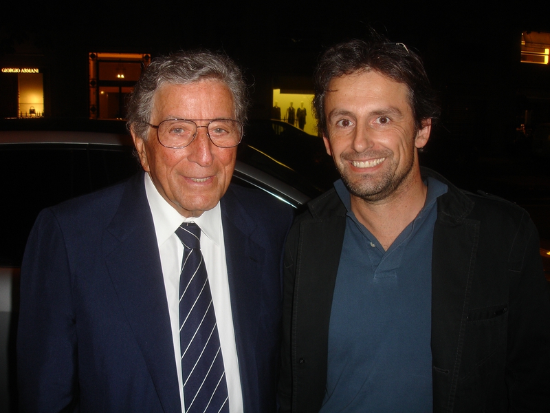 Tony Bennett Photo with RACC Autograph Collector CB Autographs