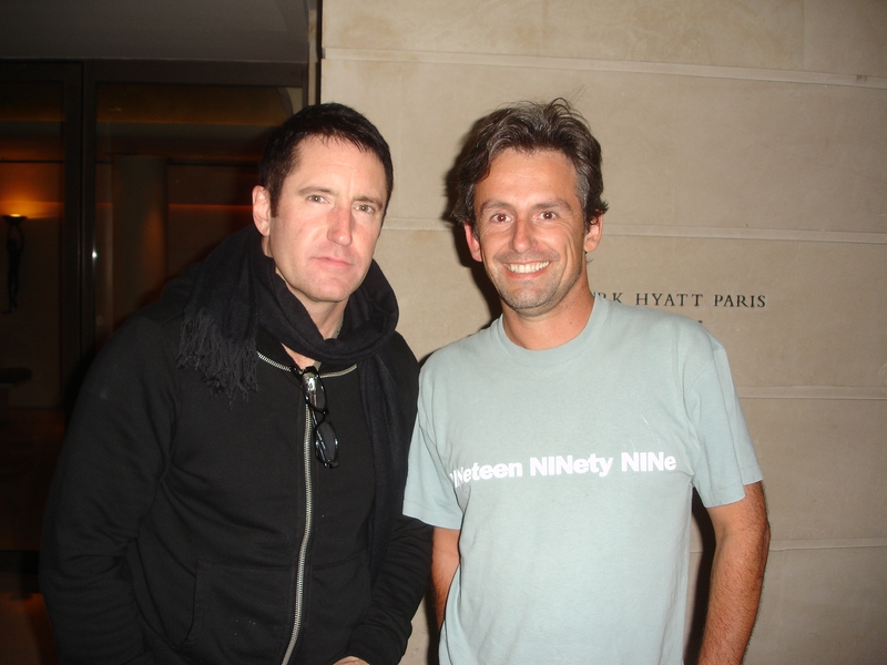 Trent Reznor Photo with RACC Autograph Collector CB Autographs