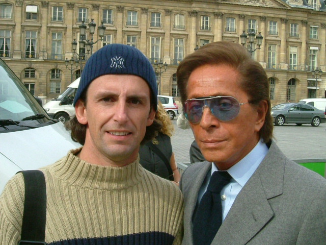 Valentino Photo with RACC Autograph Collector CB Autographs