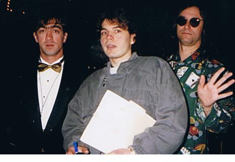 Bill Berry Peter Buck Photo with RACC Autograph Collector bpautographs