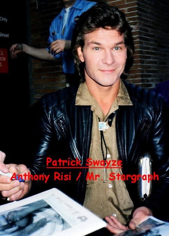 Patrick Swayze with RACC Trusted collector Anthony Risi