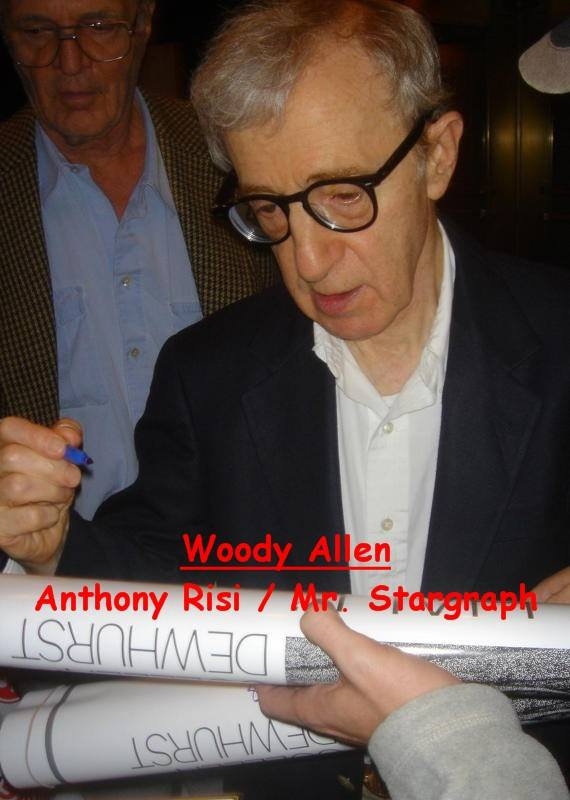 Woody Allen with RACC Trusted collector Anthony Risi