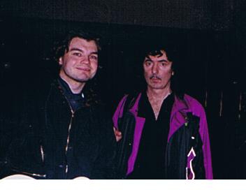 Ritchie Blackmore Photo with RACC Autograph Collector bpautographs Ritchie Blackmore Photo with RACC Autograph Collector bpautographs