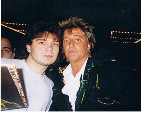 Rod Stewart Photo with RACC Autograph Collector bpautographs