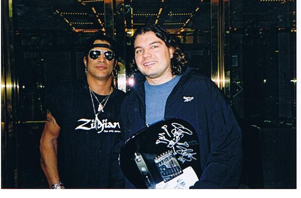 Slash Photo with RACC Autograph Collector bpautographs