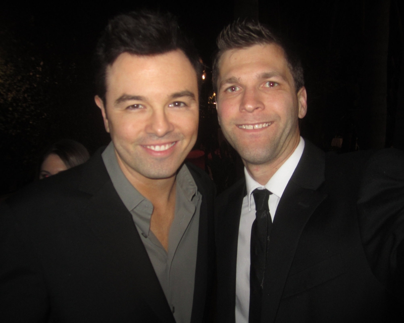 Seth MacFarlane Photo with RACC Autograph Collector All-Star Signatures, LLC