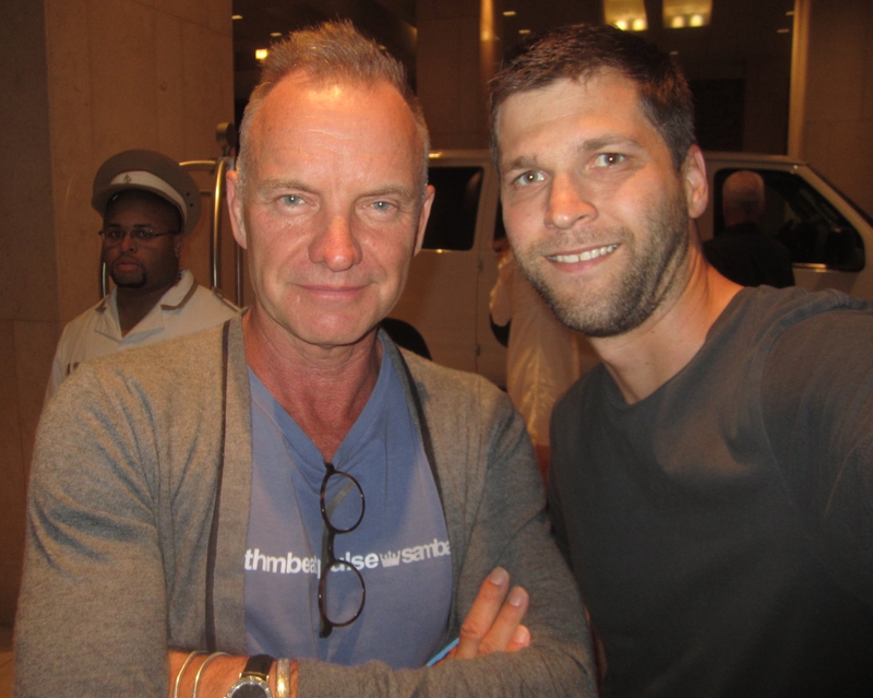 Sting Photo with RACC Autograph Collector All-Star Signatures, LLC